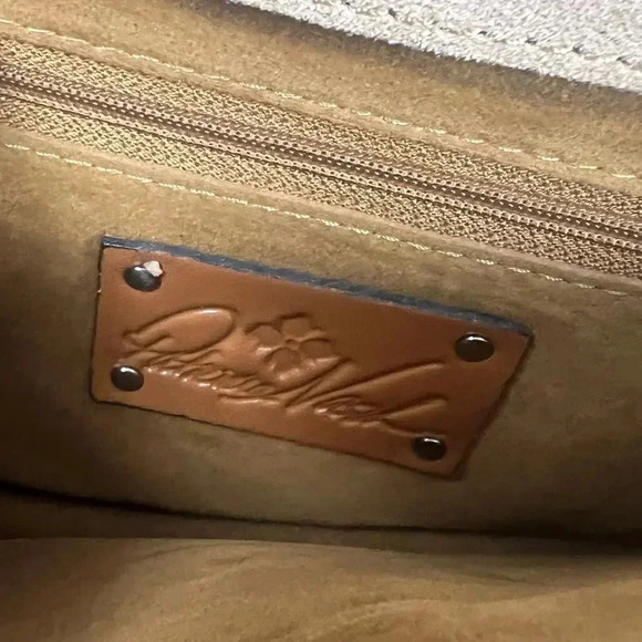 PATRICIA NASH Cassano Italian leather Smoke Python Like New Purse - Picture 8 of 11